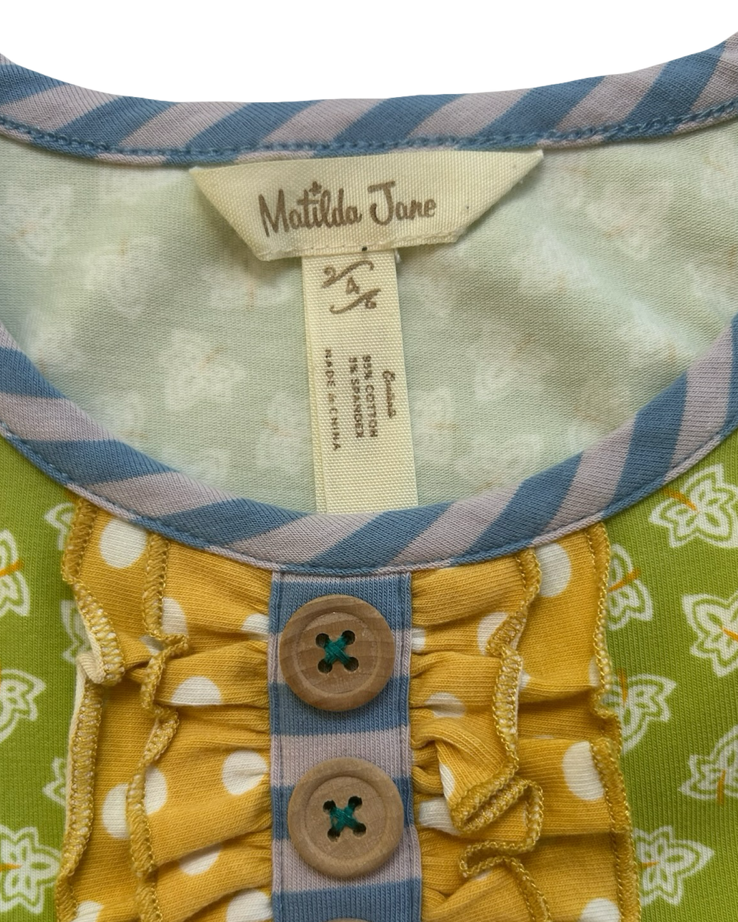 4T Toddlers Girls Matilda Jane Likely Story Long Sleeve Knit Tunic Top.