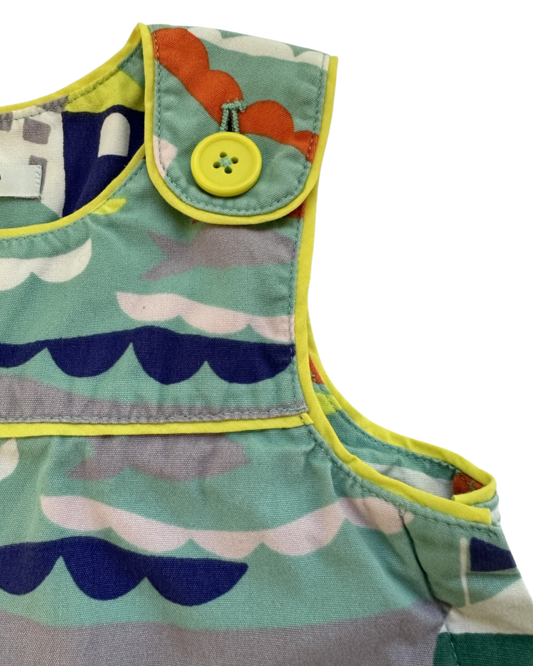 18M-24M Baby Girl Baby Boden Nautical Sea Boat House Sailboat Dress