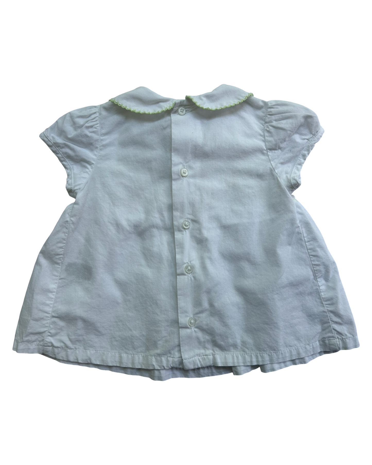 6M Baby Girls Carter’s Vintage Smocked And Embroidered 🌼 Dress / Diaper Cover 2 Piece Set