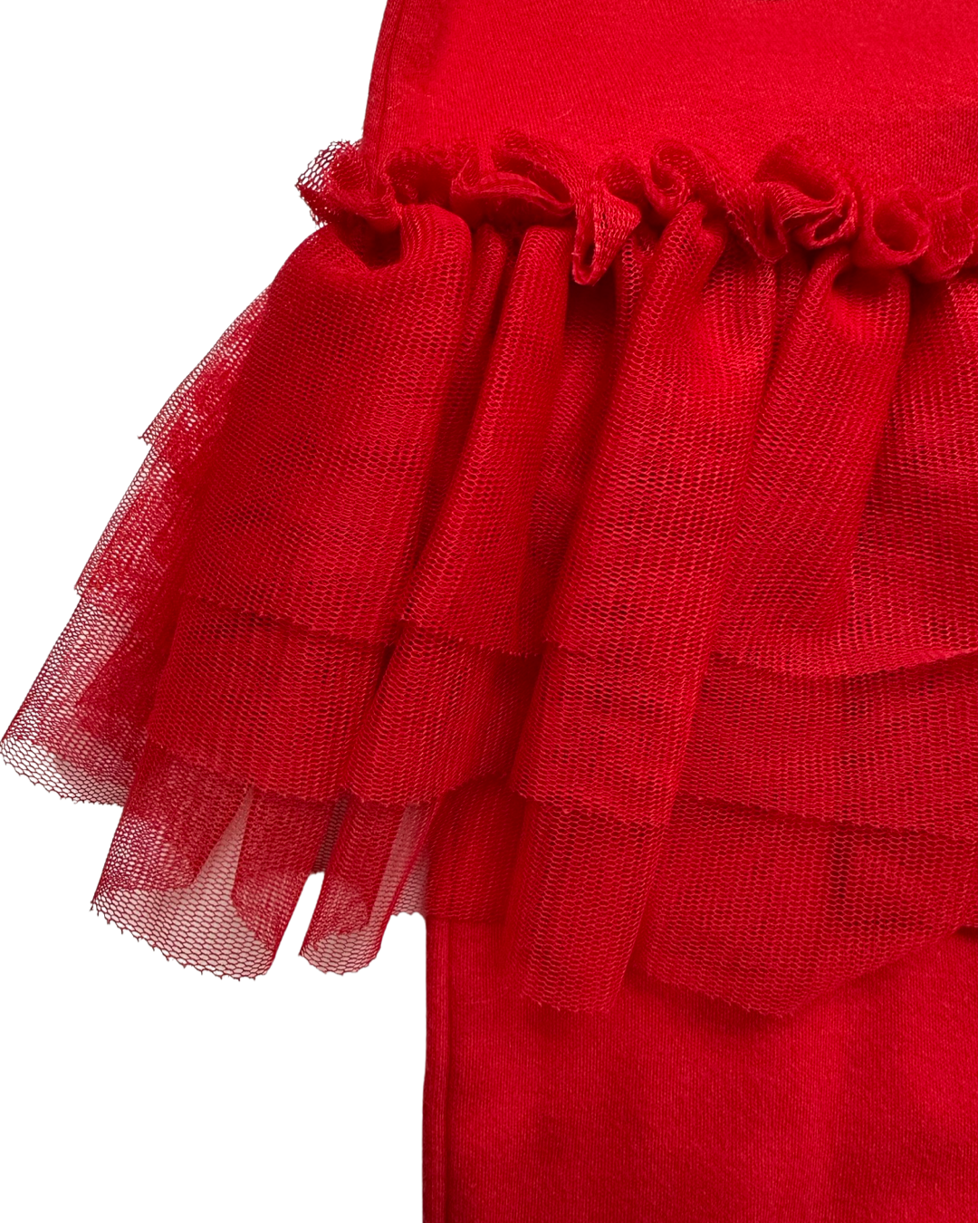 0-3M Baby Girl Red Loved Cat & Jack Onesie Tutu Romper