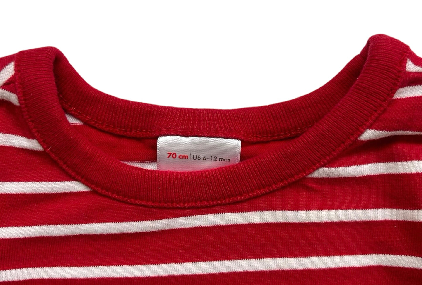 6M-12M Hanna Andersson Baby Girl’s Long Sleeve Top Striped