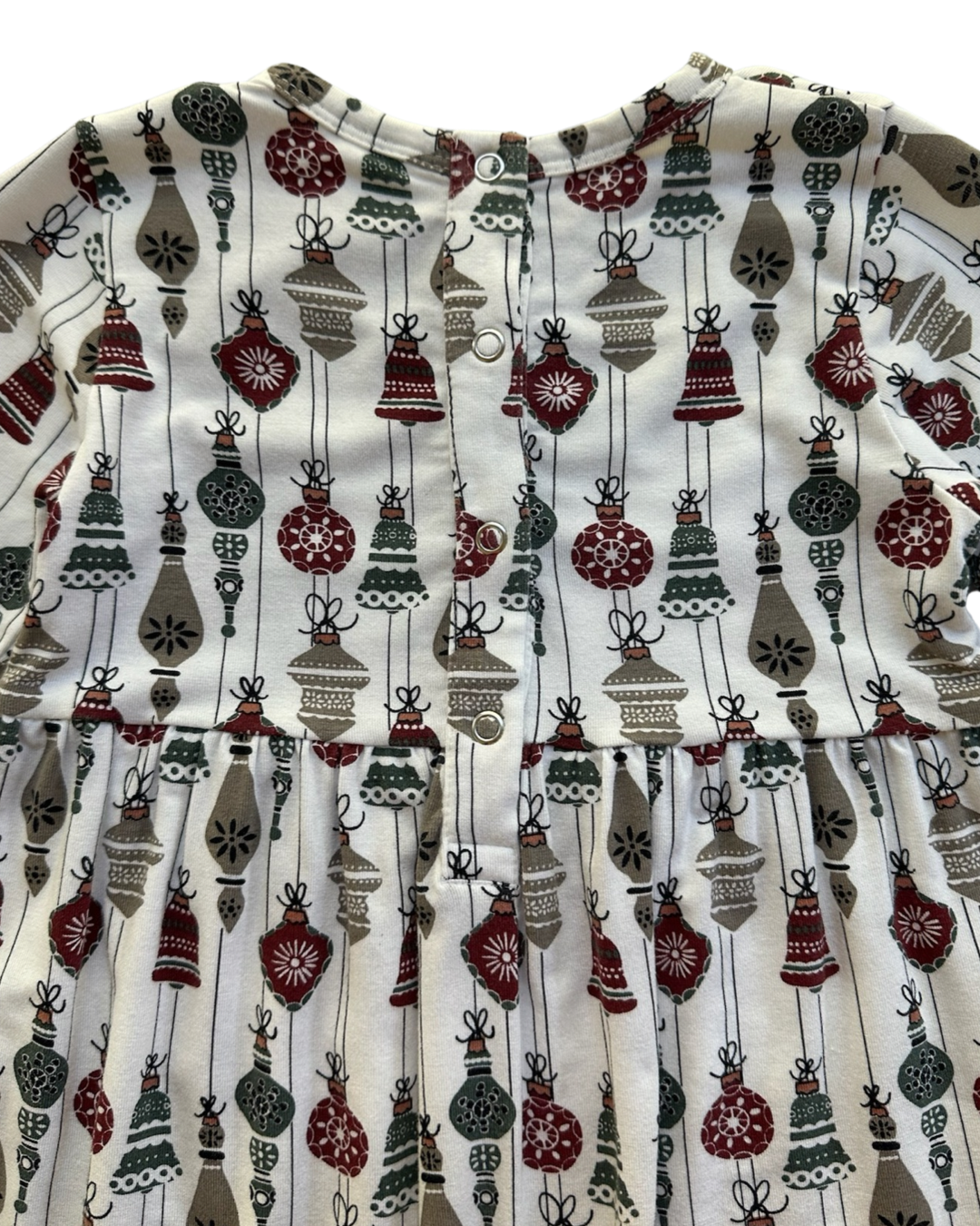 18M-24M Baby Girl Kate Quinn Bamboo Christmas Ornament Romper