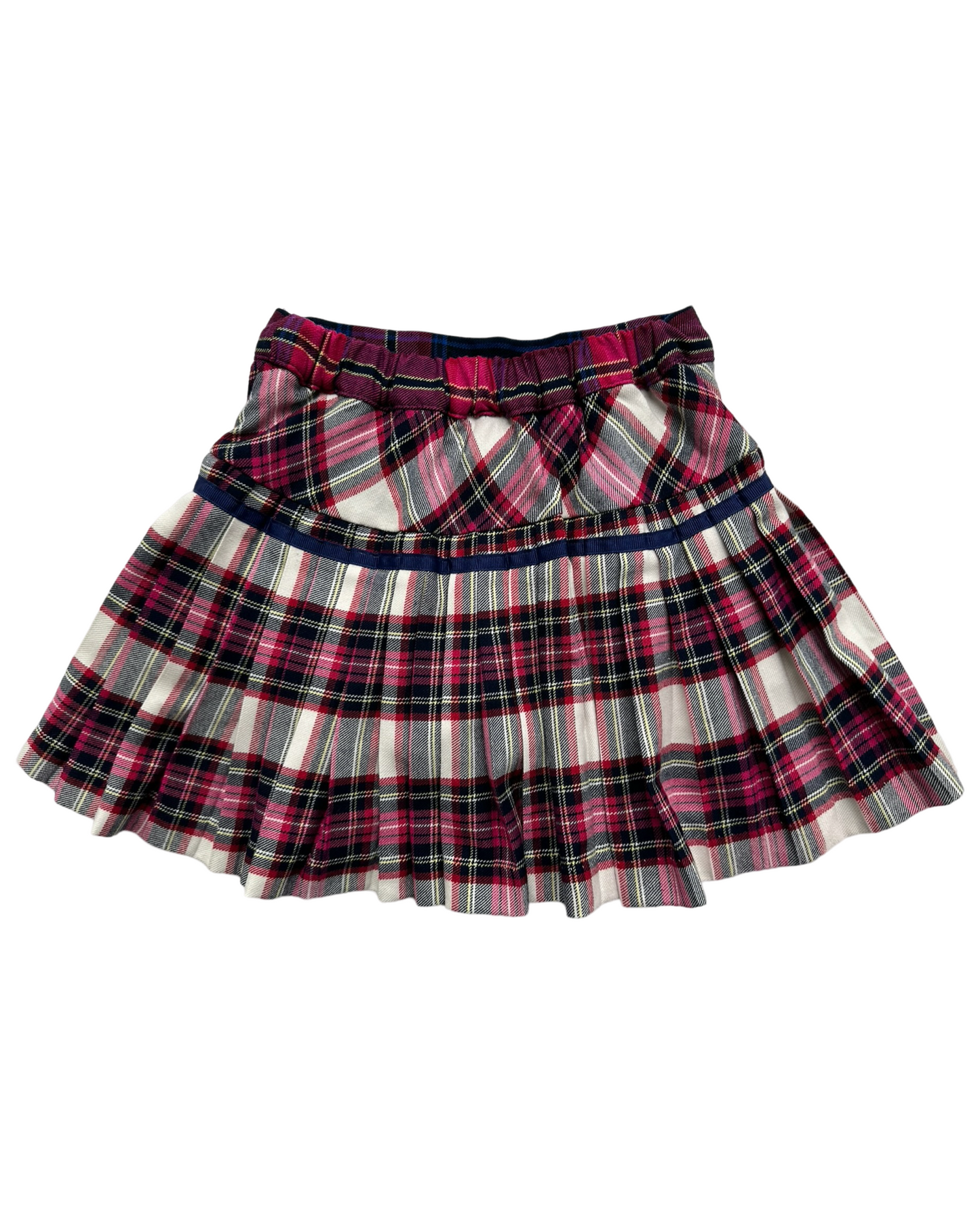 4T Toddler Girl Hartstrings Plaid Pleated Skirt