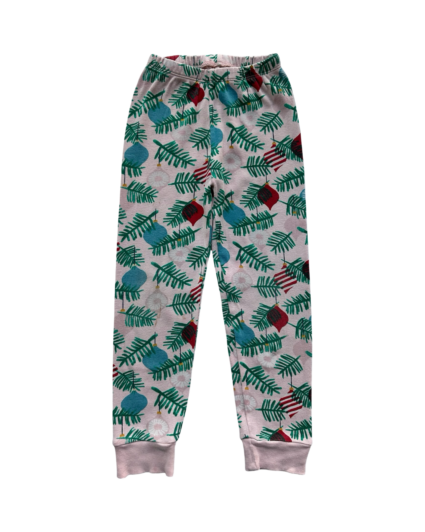 4T Toddler Girls Gymboree Holiday Print Christmas Pajamas 2 Pieces Set.