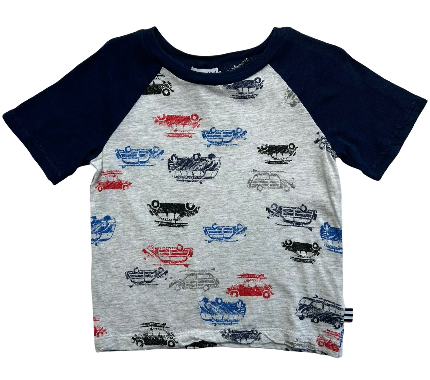 4-5Y Toddler Boys Splendid Car Print T-Shirt.