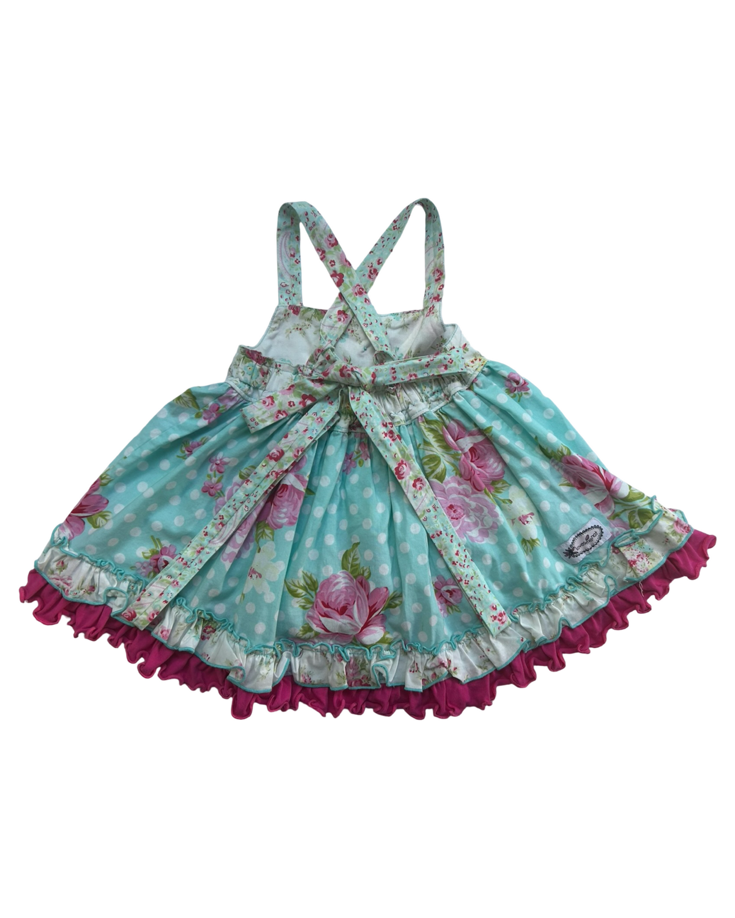 4T  Toddlers Girls Loves Me Not Floral 🌺🌸 Tunic Twirl Top