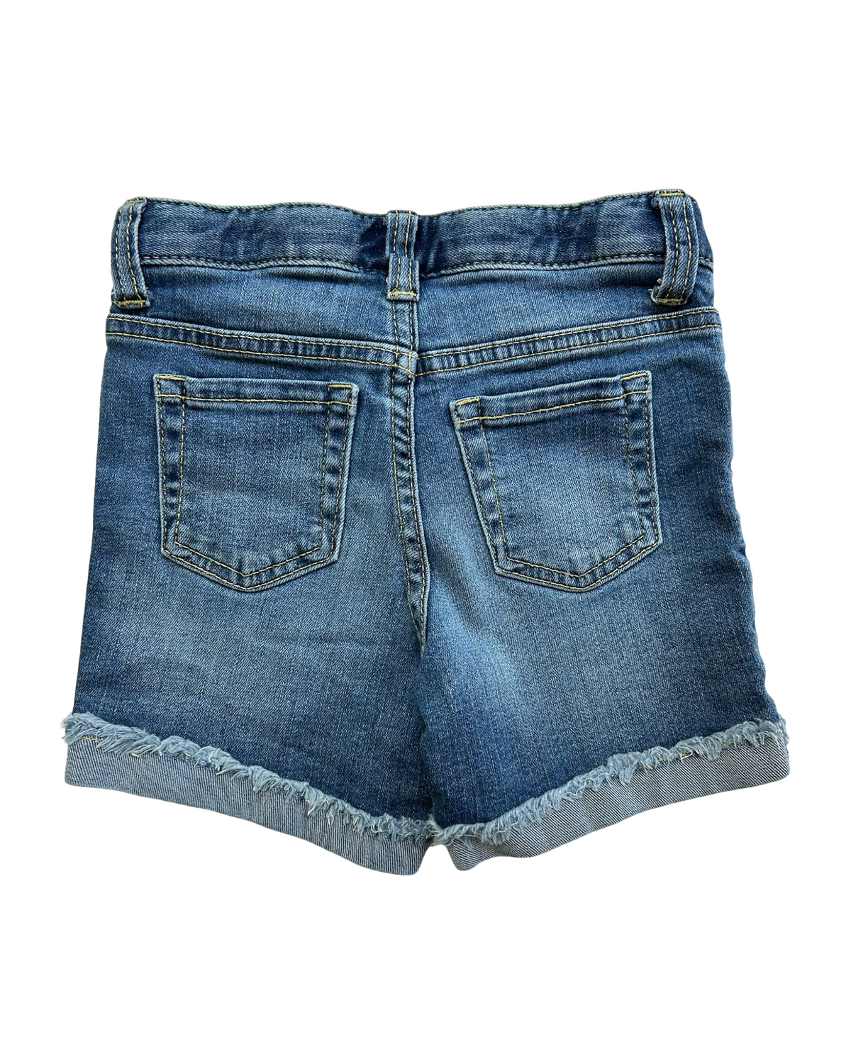 XS 4T -5T Toddler Girls Cat & Jack Denim Jean Shorts With adjustable Waist