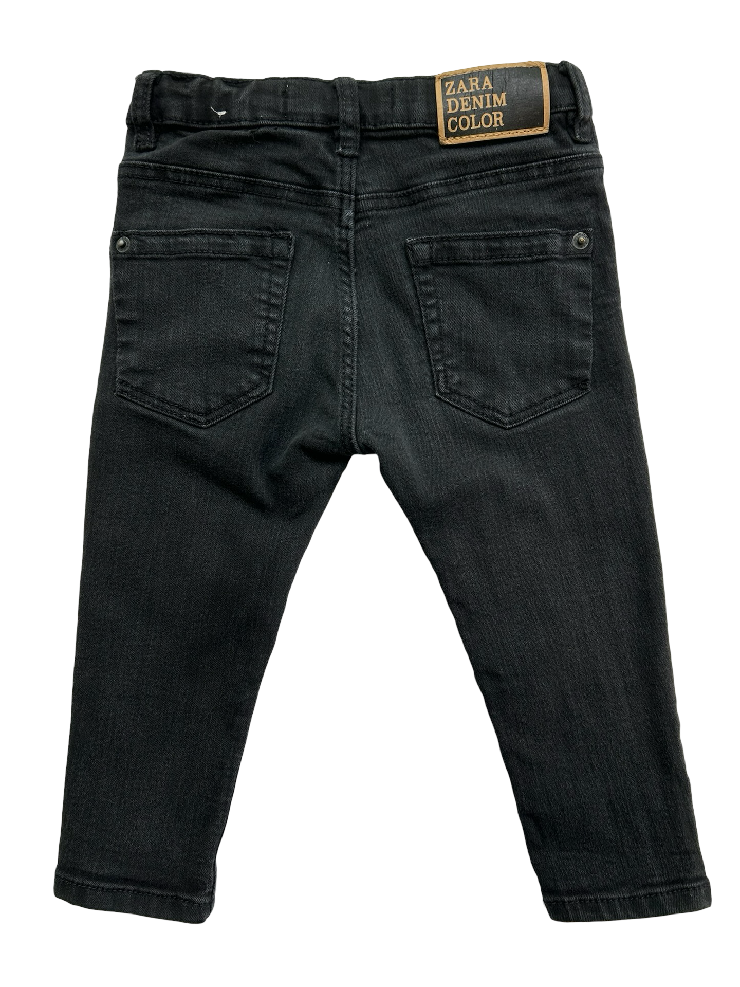 12M - 18M Zara Baby Boy / Girl Black Skinny Jeans.