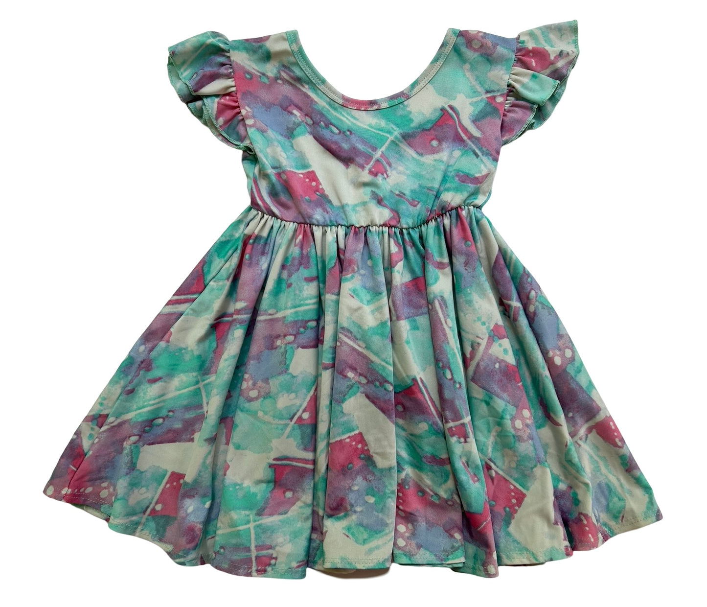 12-24M Dot Dot Smile Girl’s Ruffle Dress