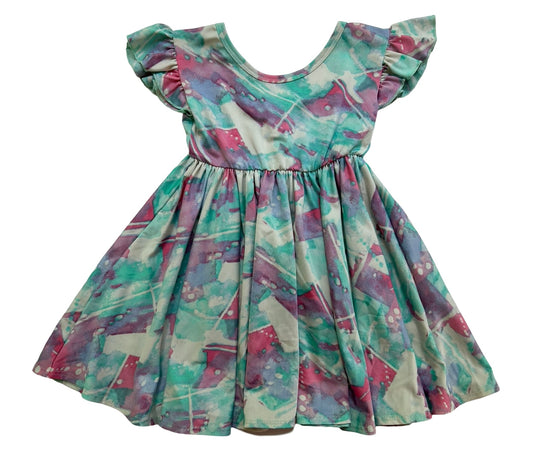 12-24M Dot Dot Smile Girl’s Ruffle Dress