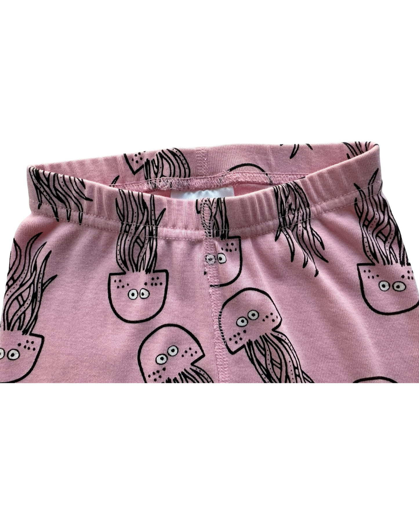 4T Toddler Girls Hanna Andersson Jellyfish Organic Cotton Pjs 2 Pieces Set