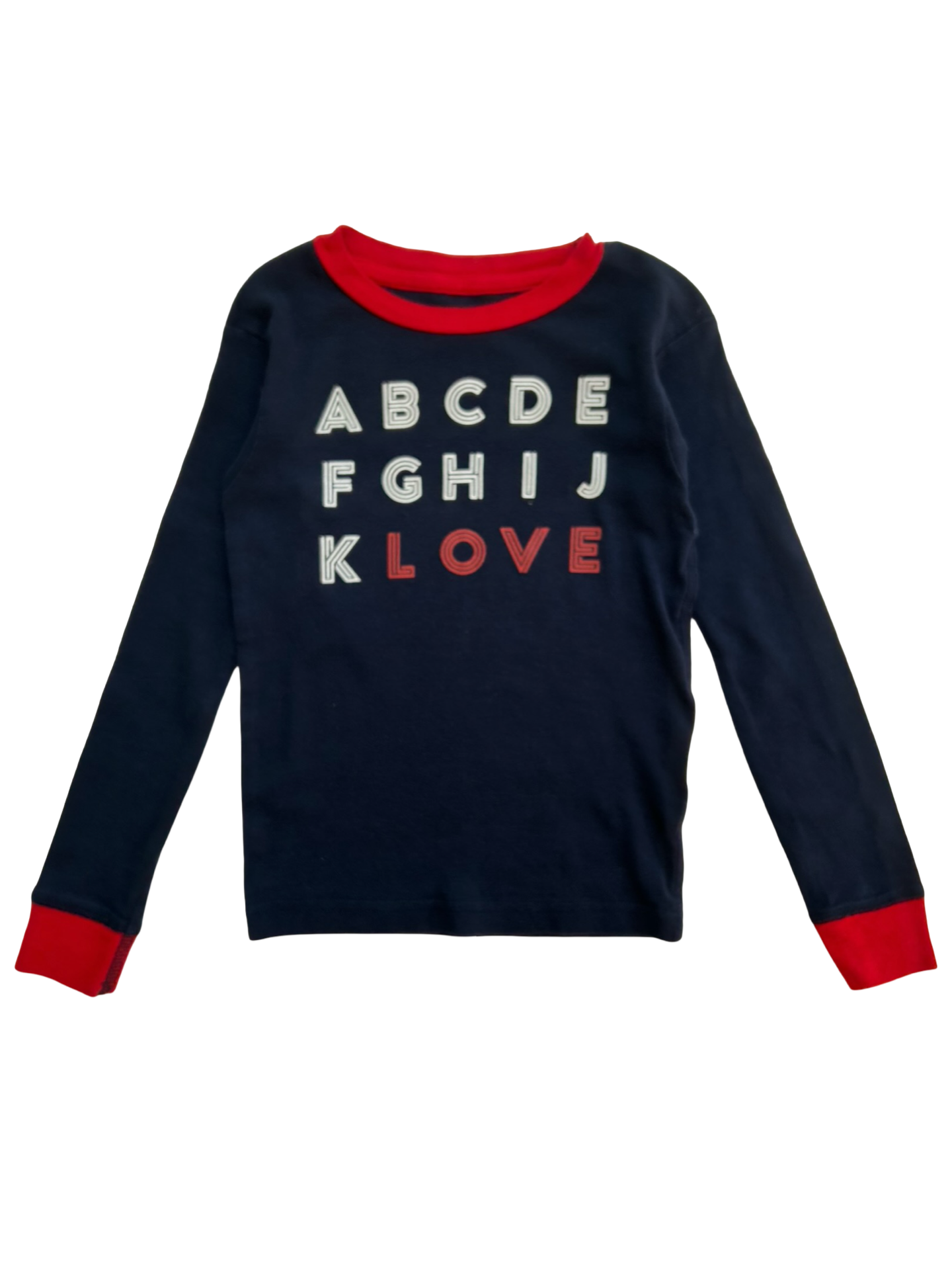 5T-6T Toddler Girls Rabbit Skins ABC Love Pajama Set