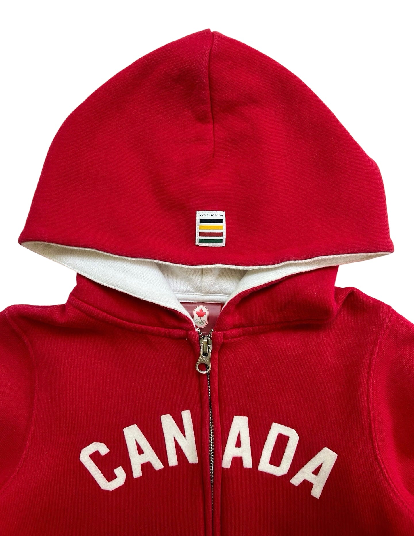 5-6Y Hudson Bay Team Canada Olympic Red Sweater Unisex.