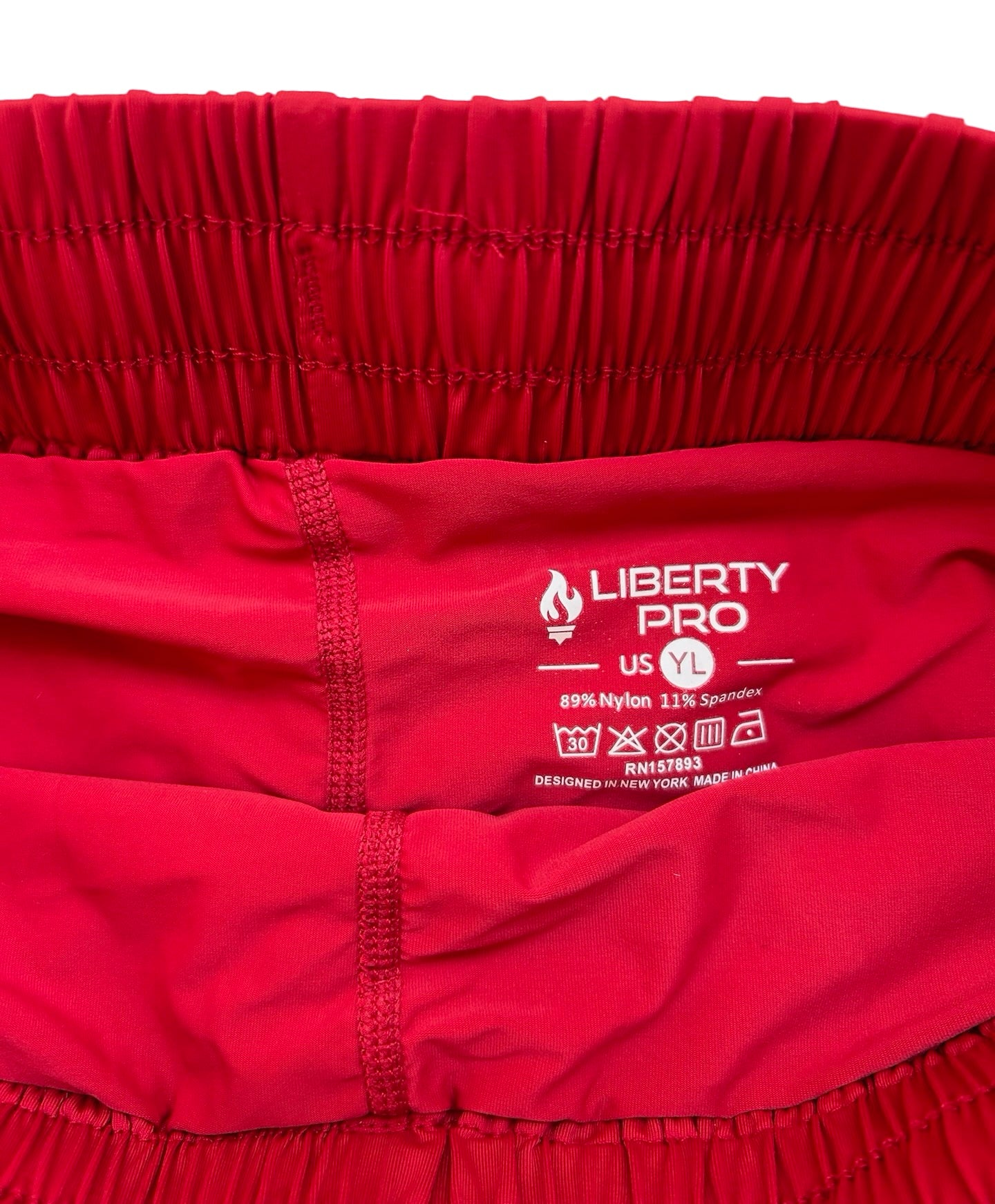 YL Girls Youth Large Liberty Pro Running Sports Active Athletic Lined NWT