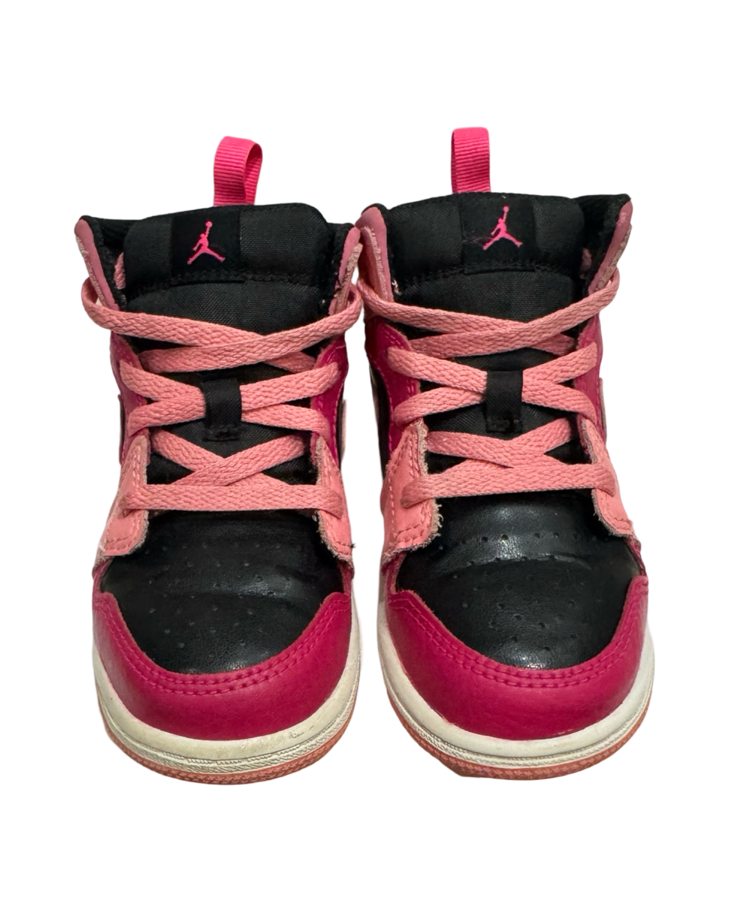 9C Toddler Girl / Boy Nike Air Jordan 1 Mid TD Coral Chalk Pink Sneakers