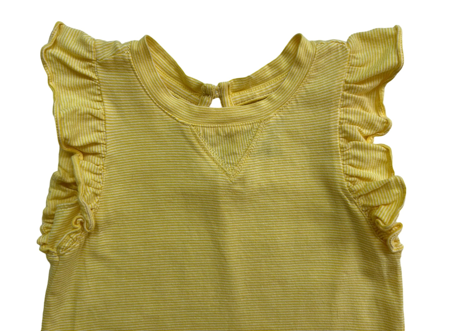 6M - 12M Baby Girl Baby Gap Ruffle Striped Dress