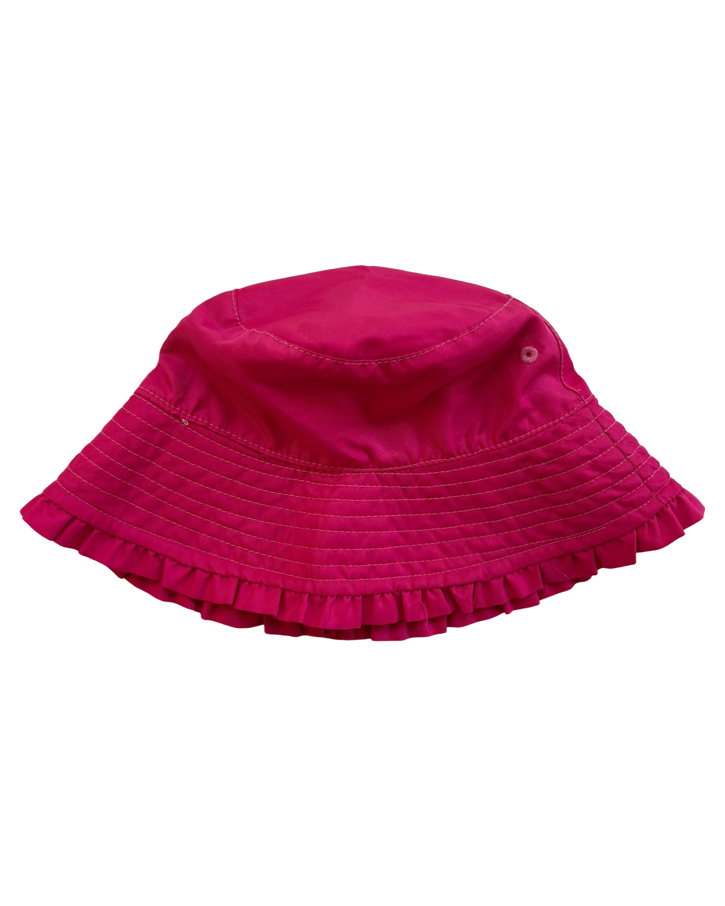 4T Toddlers Girls UV Zkins Reversible Sun Blocking Hat 21” Head  Circumference