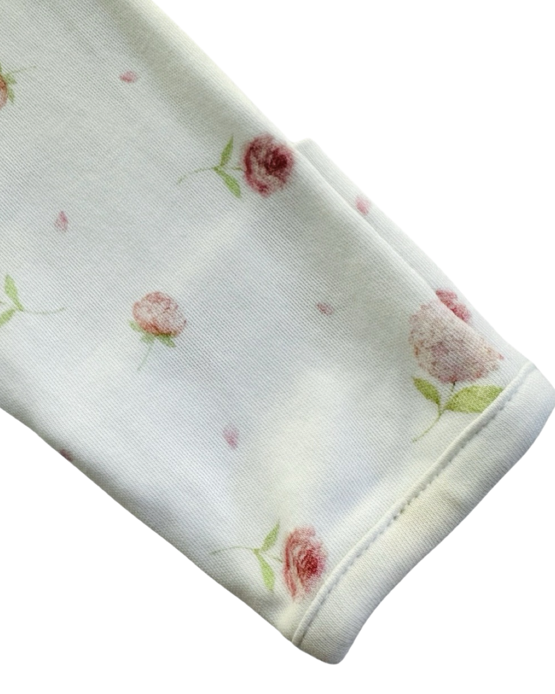 3-6M Baby Girl Baby Club Chic Pink Peony Pima Cotton Convertible Gown / Sleeper