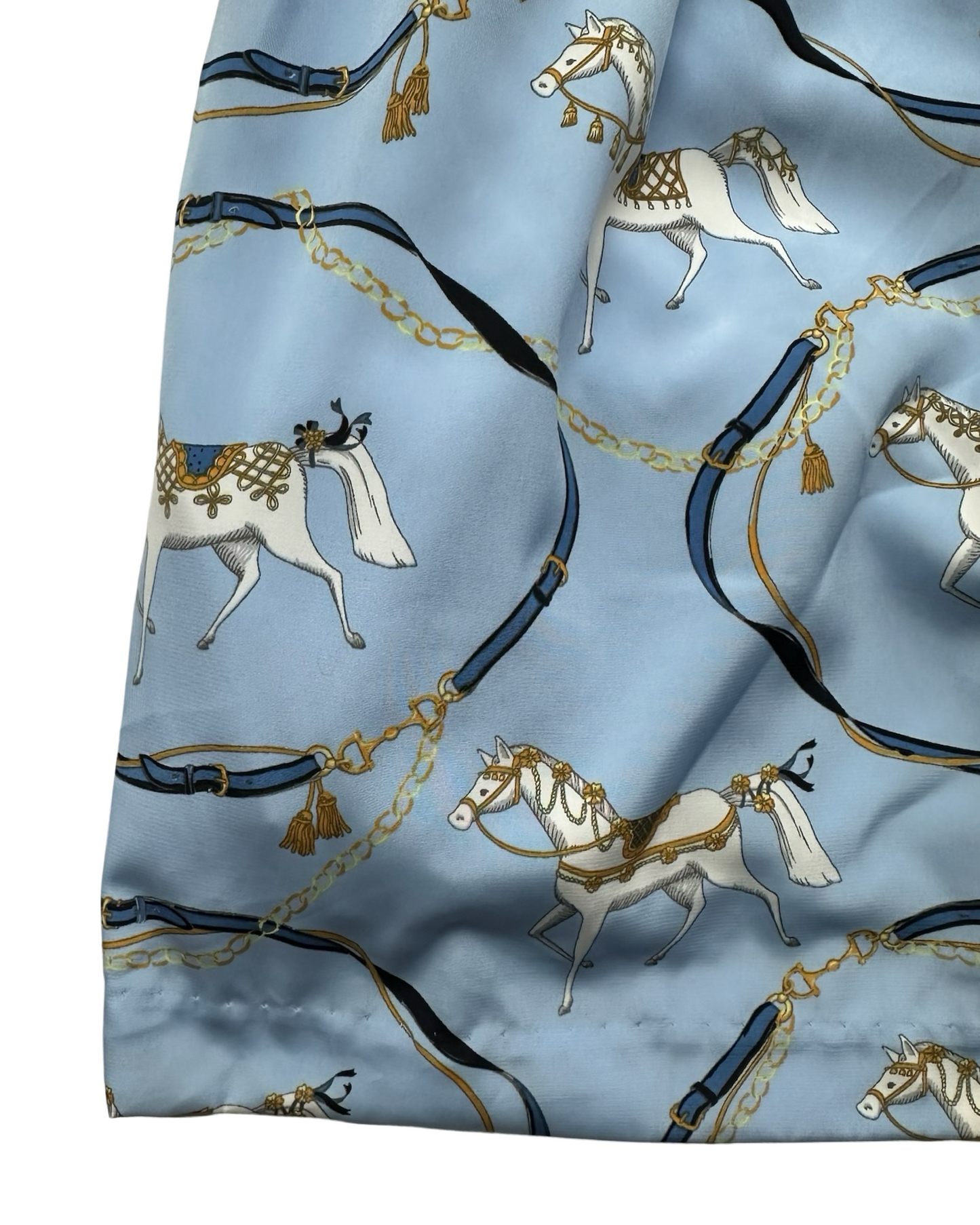 4T Toddler Girl Janie & Jack Blue Equestrian Horse Dress