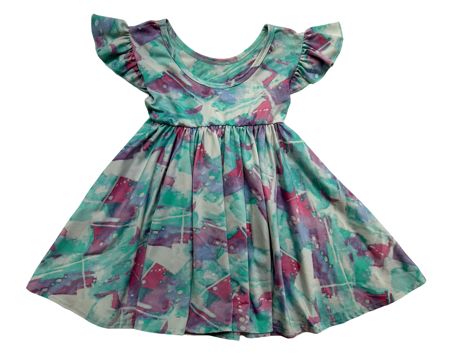 12-24M Dot Dot Smile Girl’s Ruffle Dress