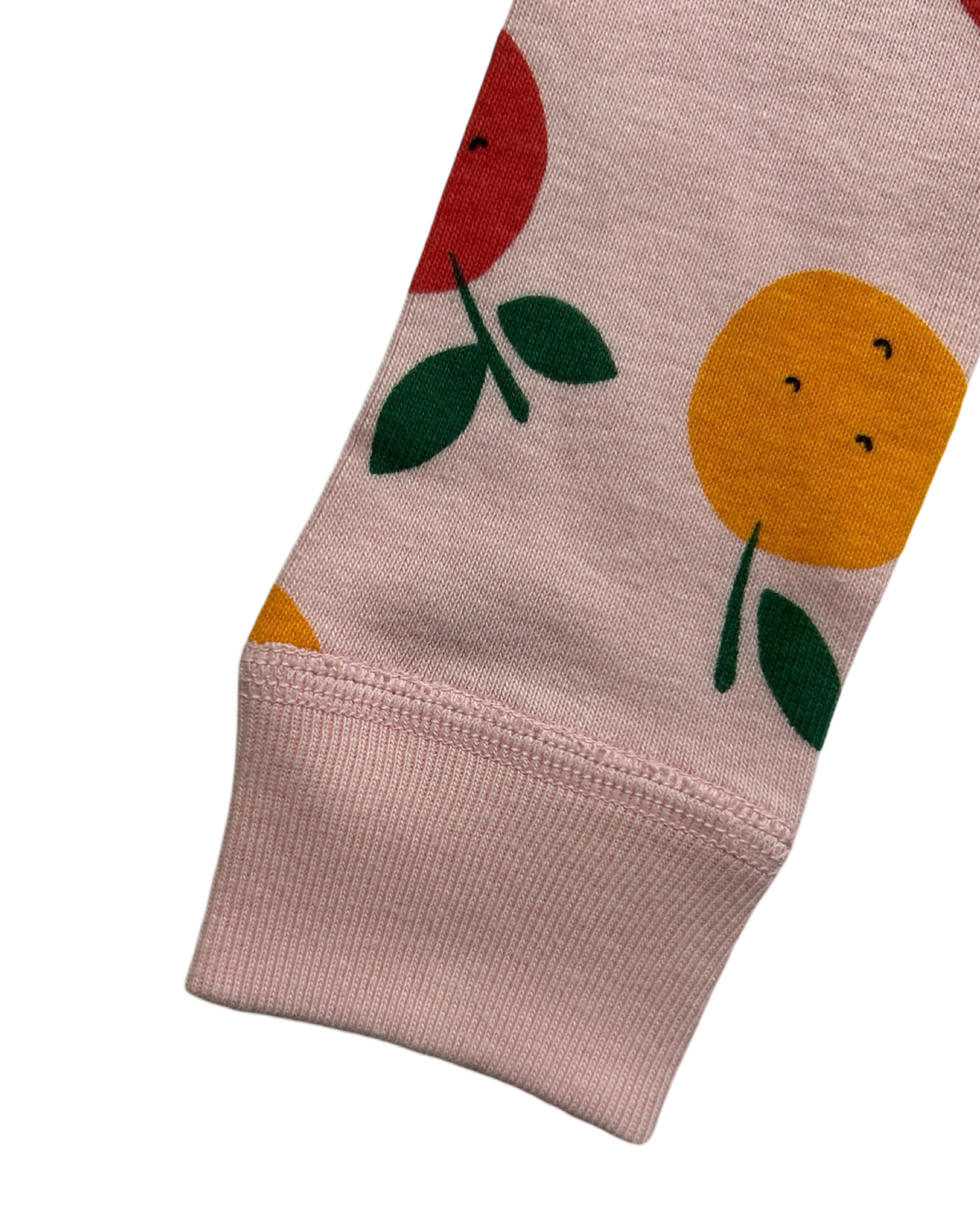 18M-24M Baby Girl Hanna Andersson Long Sleeve Fruit Tangerine PJs