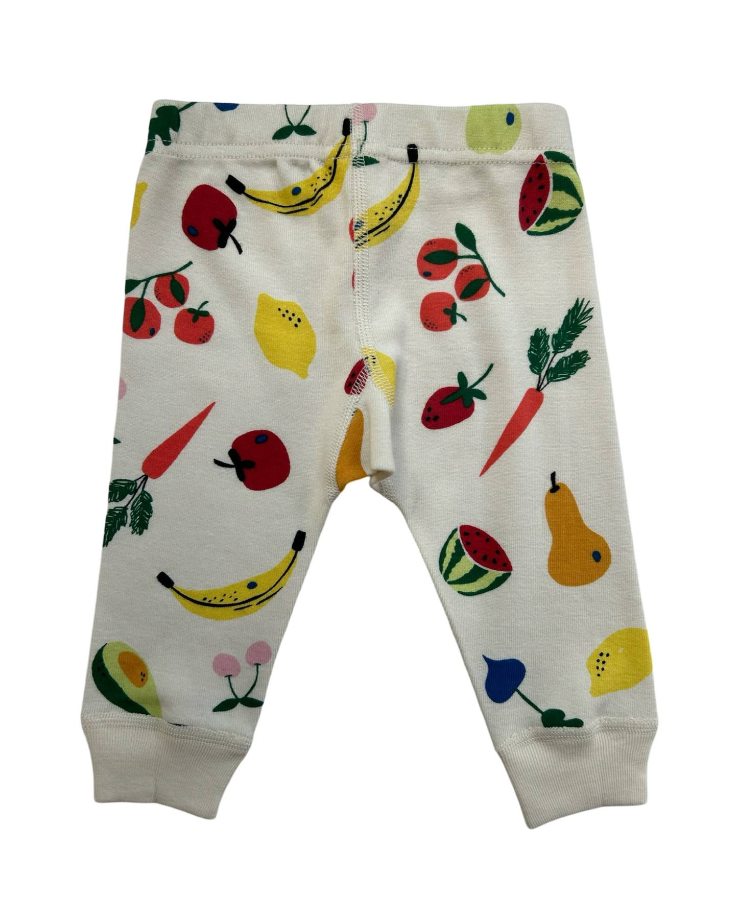 0-3M Baby Girl Hanna Andersson Long Sleeve Fruit & Veggie PJs