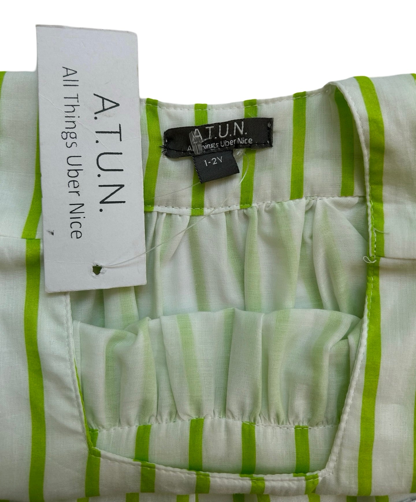 1-2Y A.T.U.N All Things Uber Nice Baby Girl’s Striped Dress
