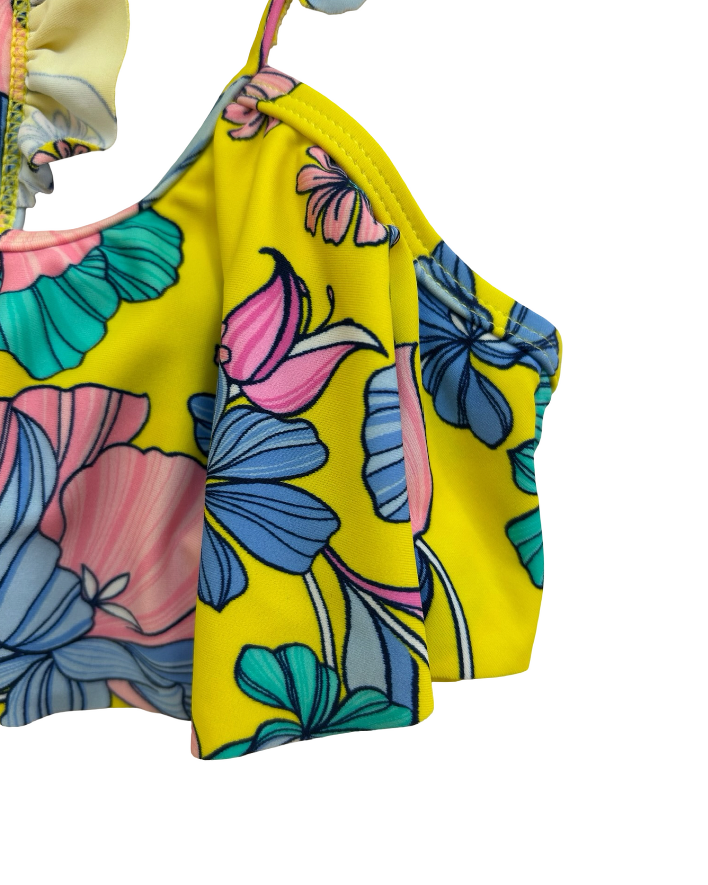 6T  Toddlers Girls GB Girls Floral Swimsuit 2 Piece Set.