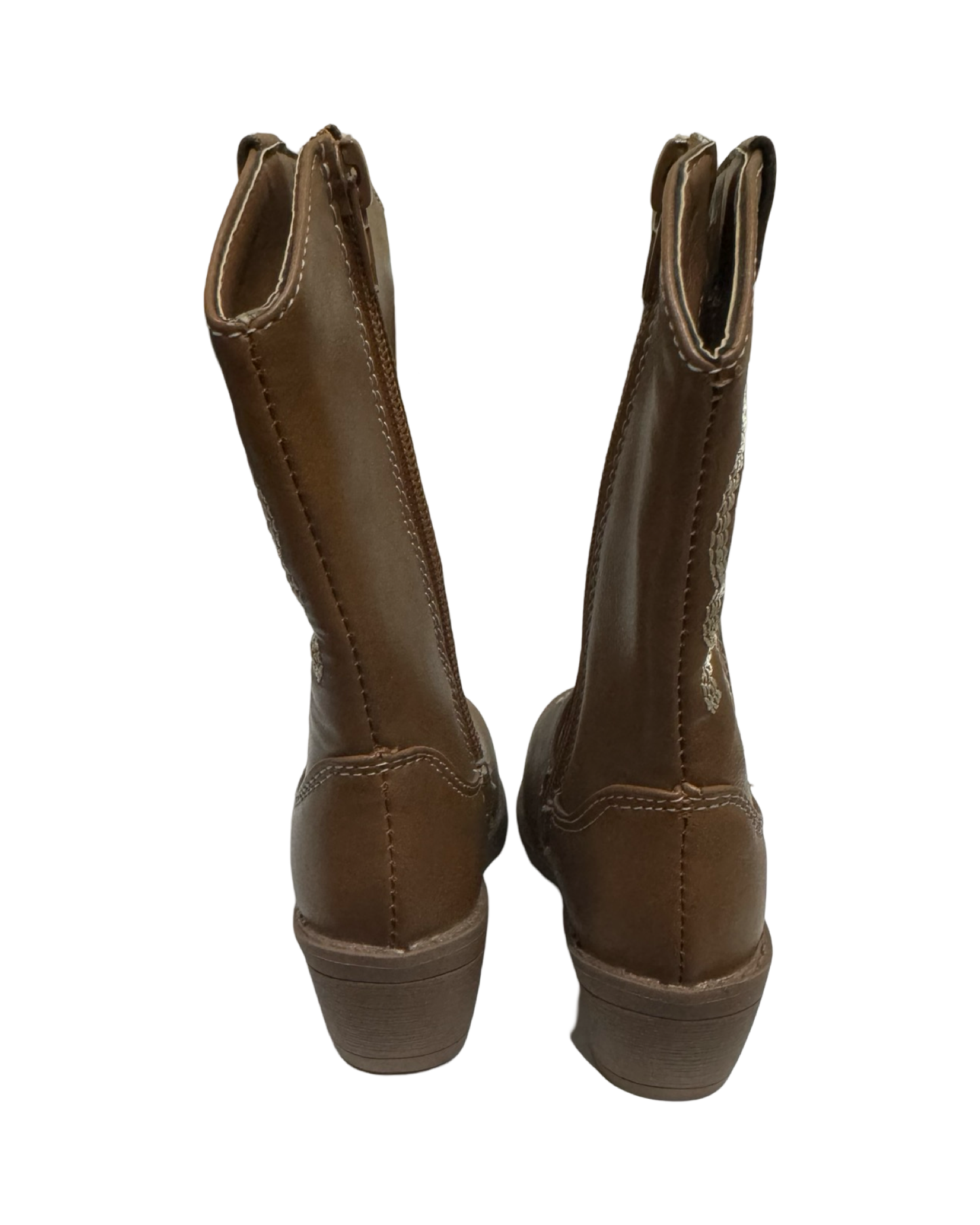 5C Toddler Girl Brown Stepping Stones Cowgirl Boots