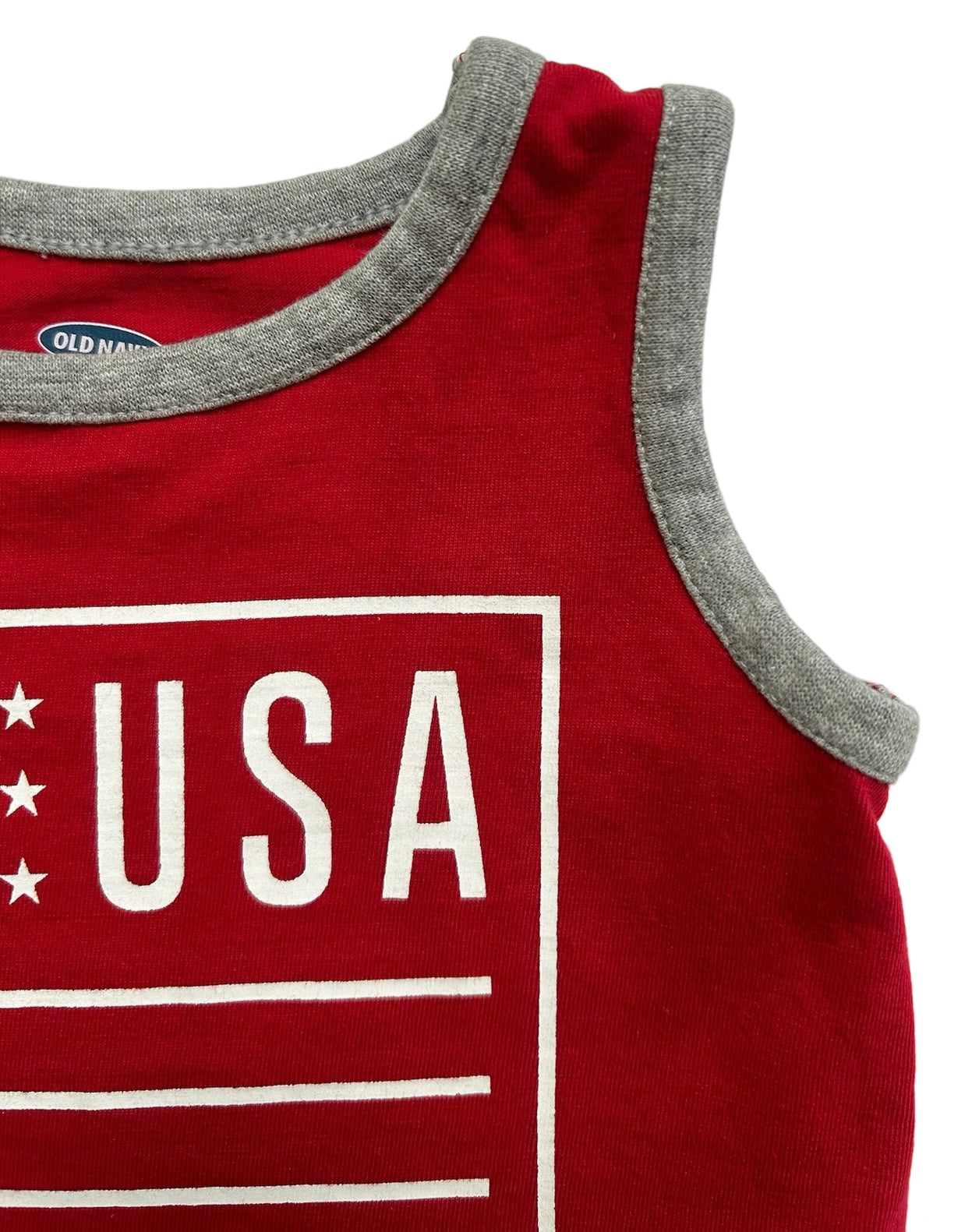 3-6M Baby Boy Old Navy USA Flag Tank Top