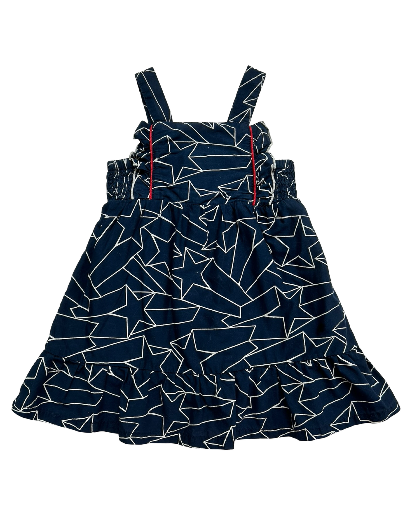 12M Baby Girls Cat & Jack Patriotic Stars ⭐️ ⭐️ Woven Dress