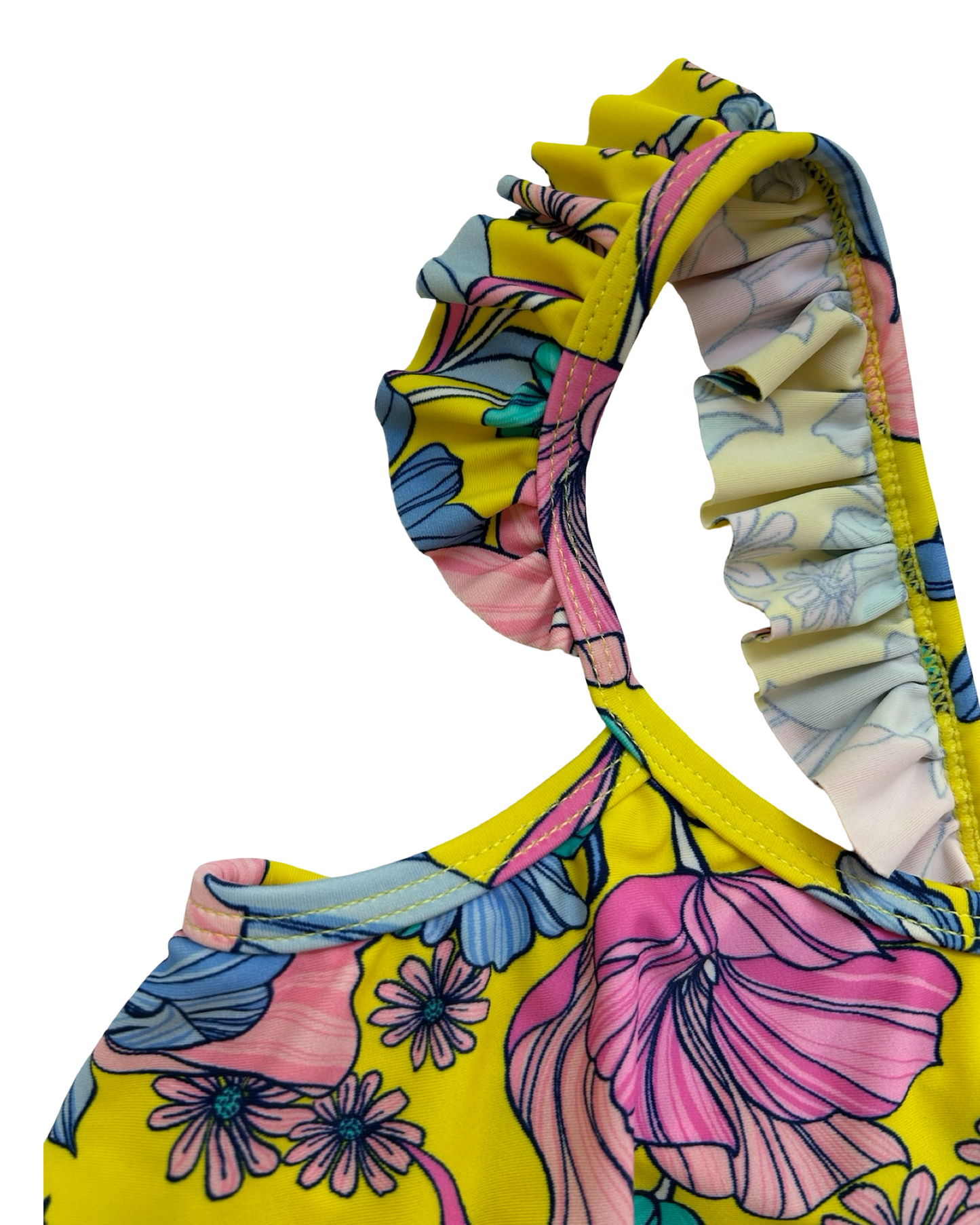 6T  Toddlers Girls GB Girls Floral Swimsuit 2 Piece Set.
