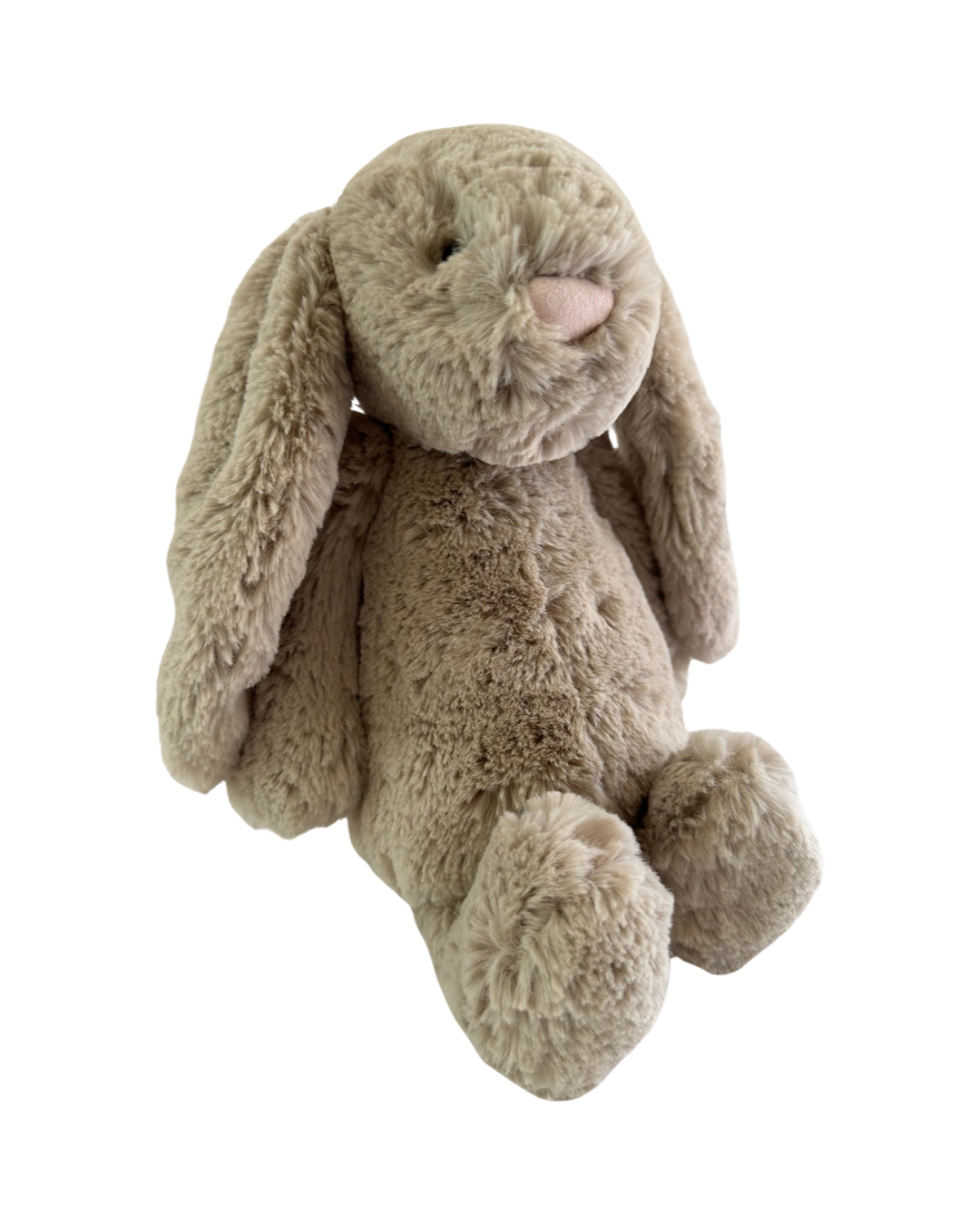 NWT Jellycat London 12" Beige Bashful Bunny Plush Lovey Toy
