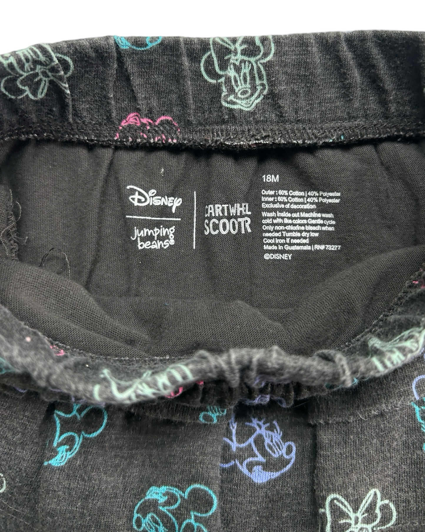 18M Baby Girl Gray Disney Minnie Mouse Skort Skirt
