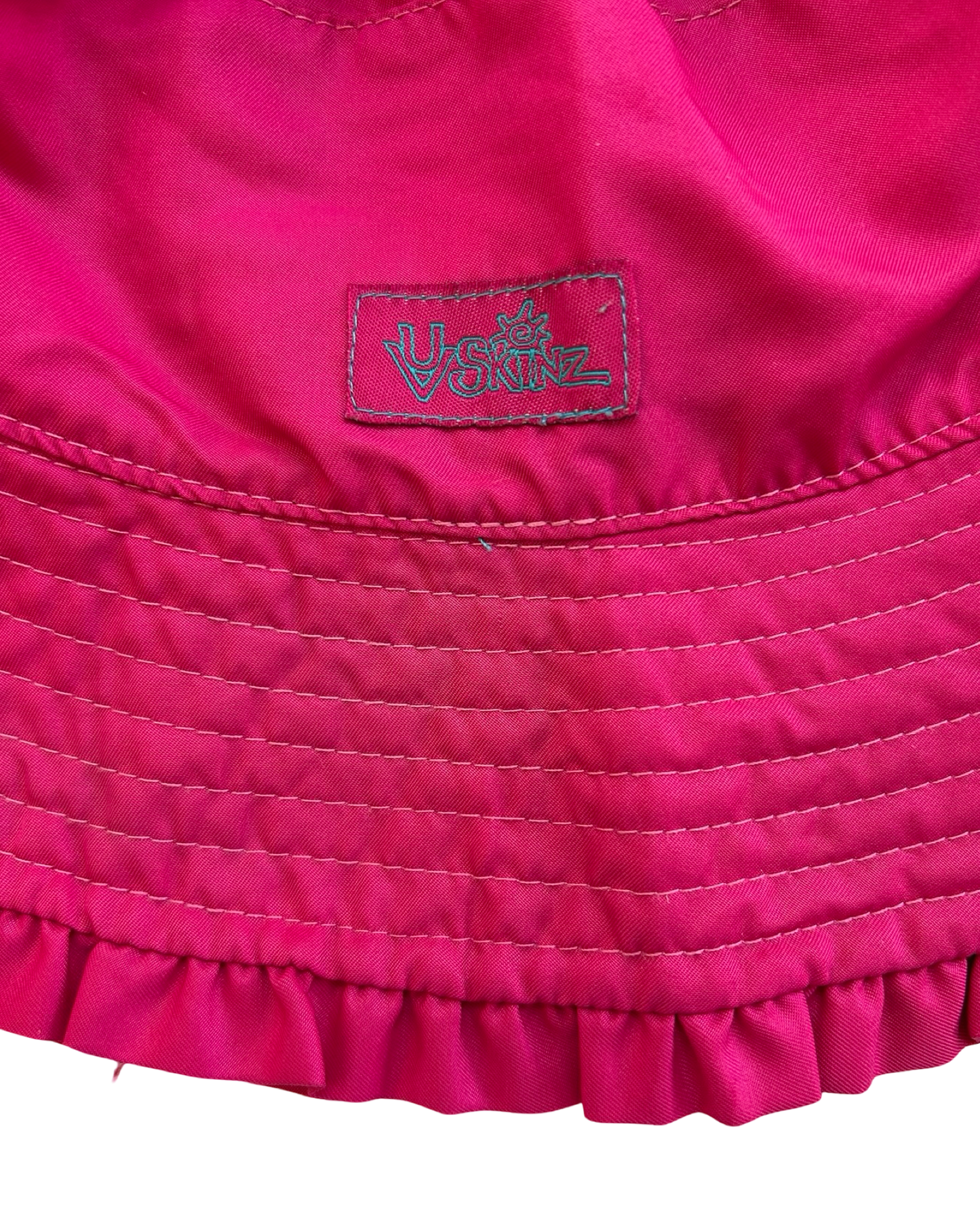 4T Toddlers Girls UV Zkins Reversible Sun Blocking Hat 21” Head  Circumference