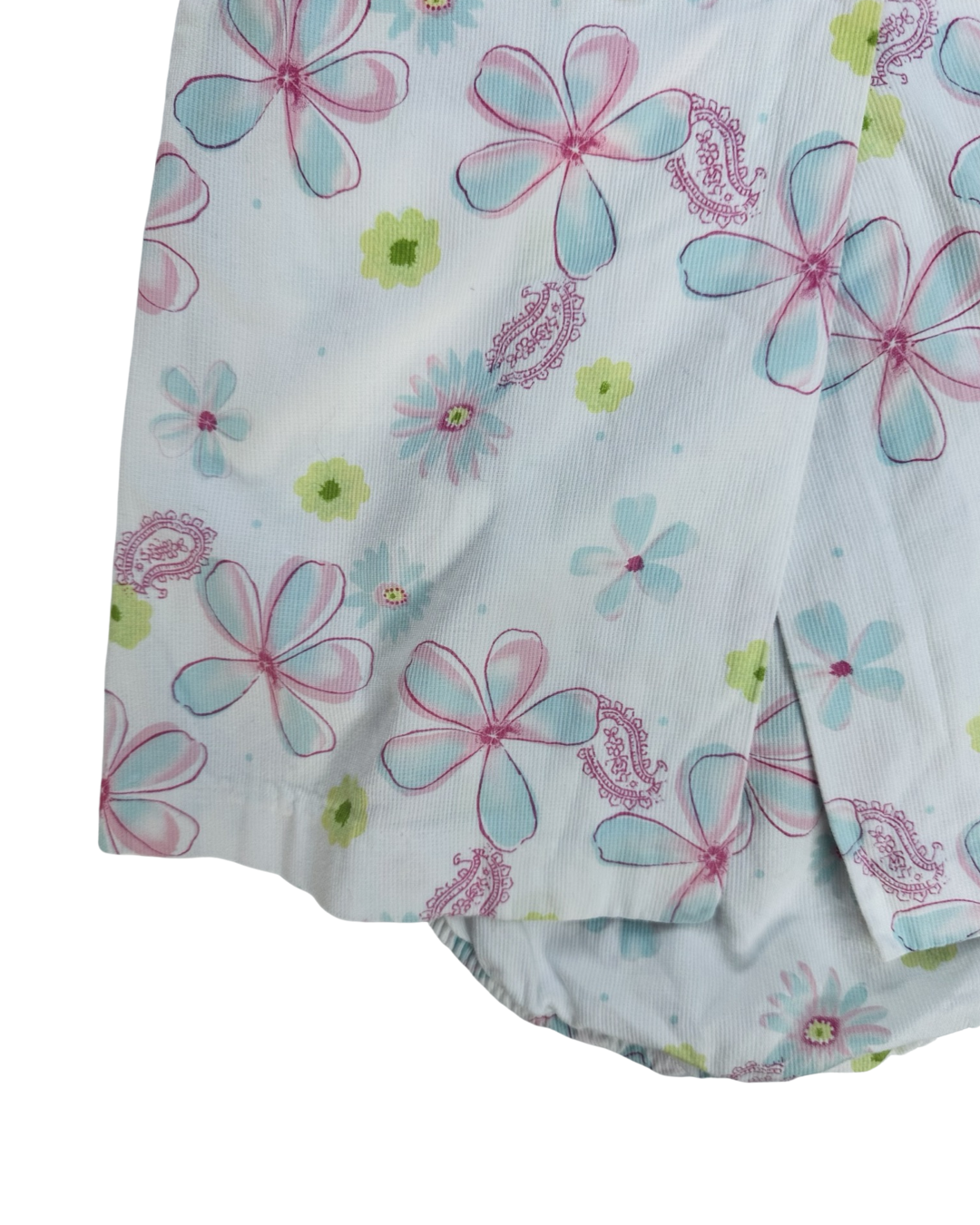 6M Baby Girl Laura Ashley White Collared Pink Floral Dress with Matching Bloomers