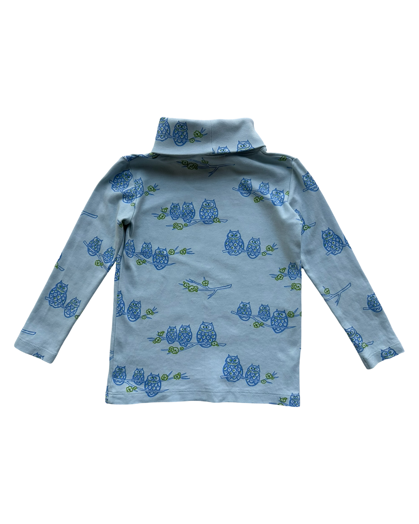 3T Toddler Girls The Beaufort Bonnet Company Owl Tatum’s Turtleneck Top