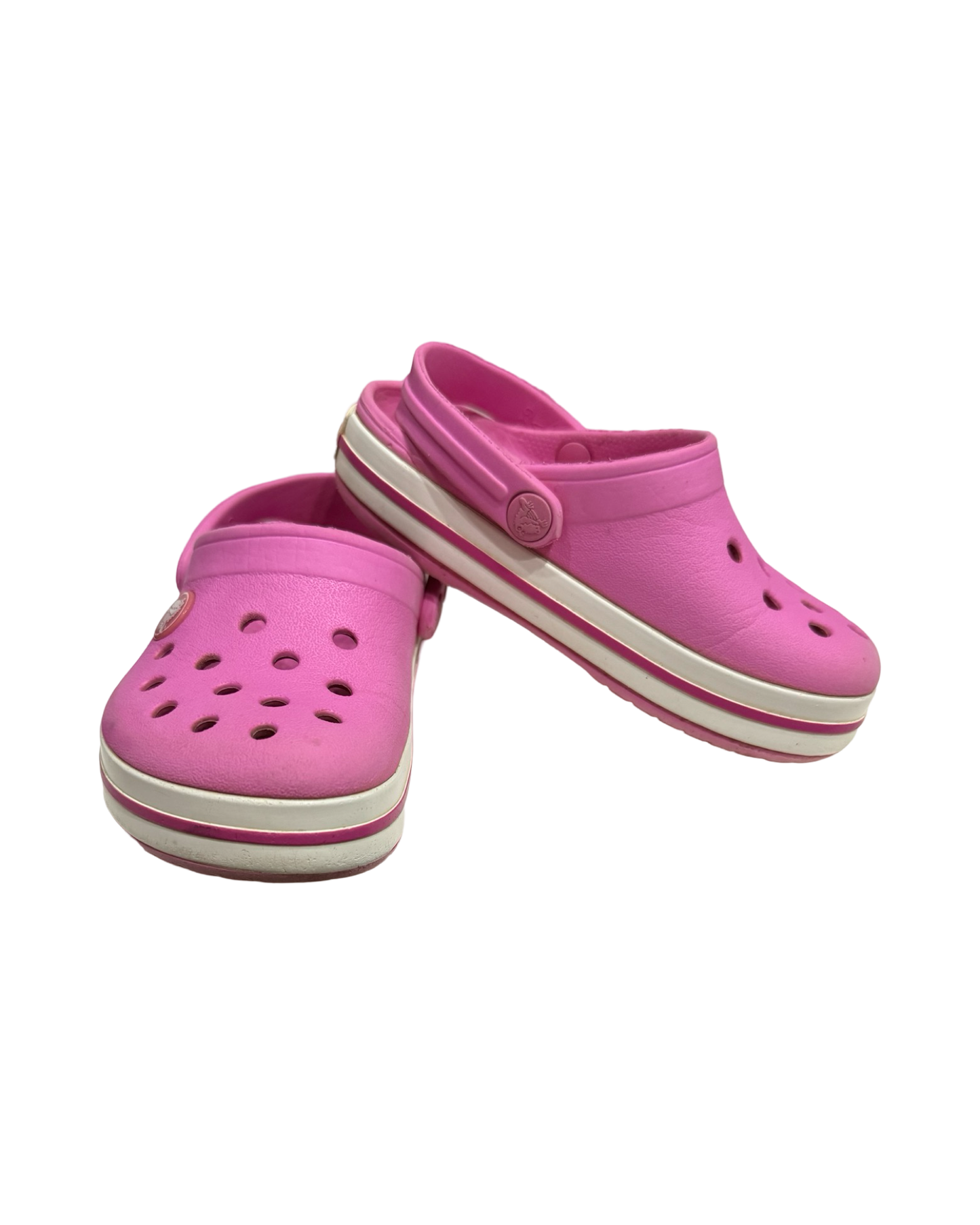 9C Toddler Girl Pink Classic Crocband Crocs Shoes