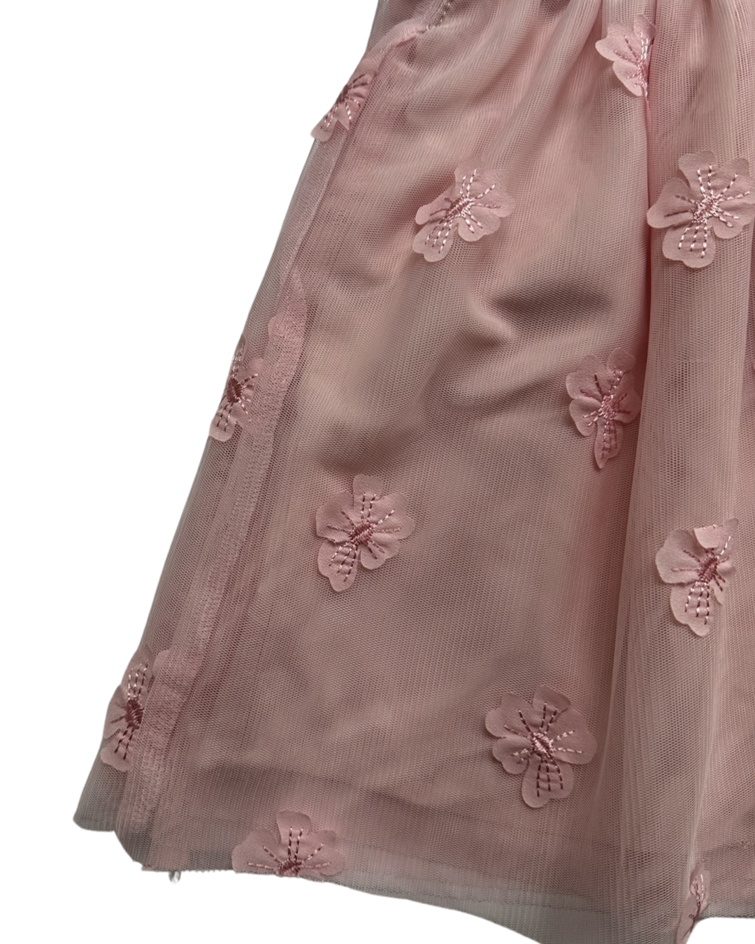 4T Toddler / 5T Toddler Girl Jordache Blue Jean Overall Pink Floral Tutu Dress