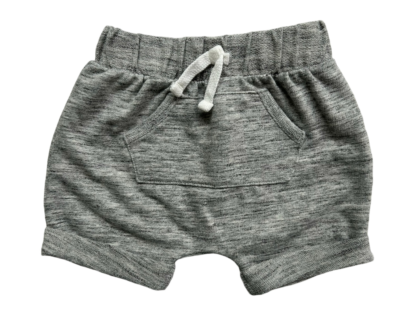 0-3M Baby Boy Cat & Jack Grey Bubble Shorts