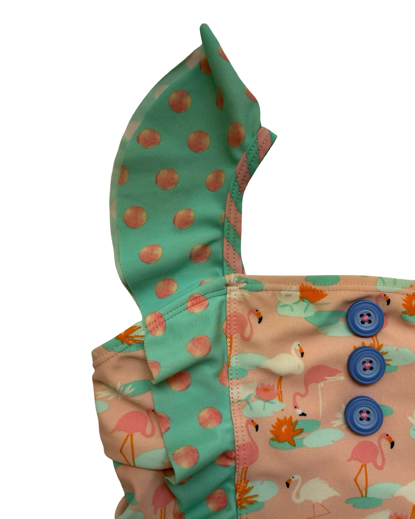 6T Toddlers Girls Matilda Jane The Adventure Begins Slip and Slide Flamingo Swimsuit.