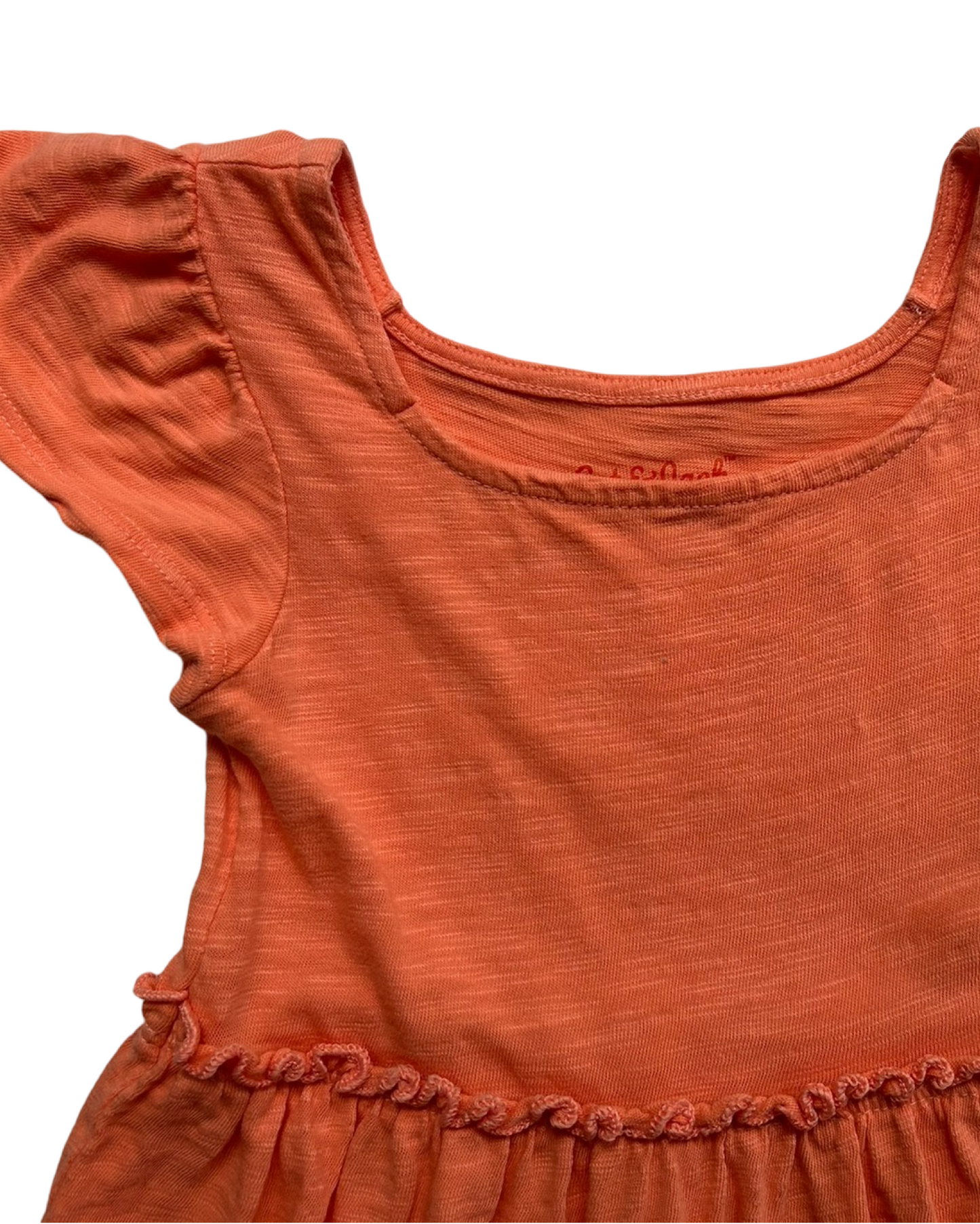 18M Baby Girl Cat & Jack Coral Flutter Sleeve Dress