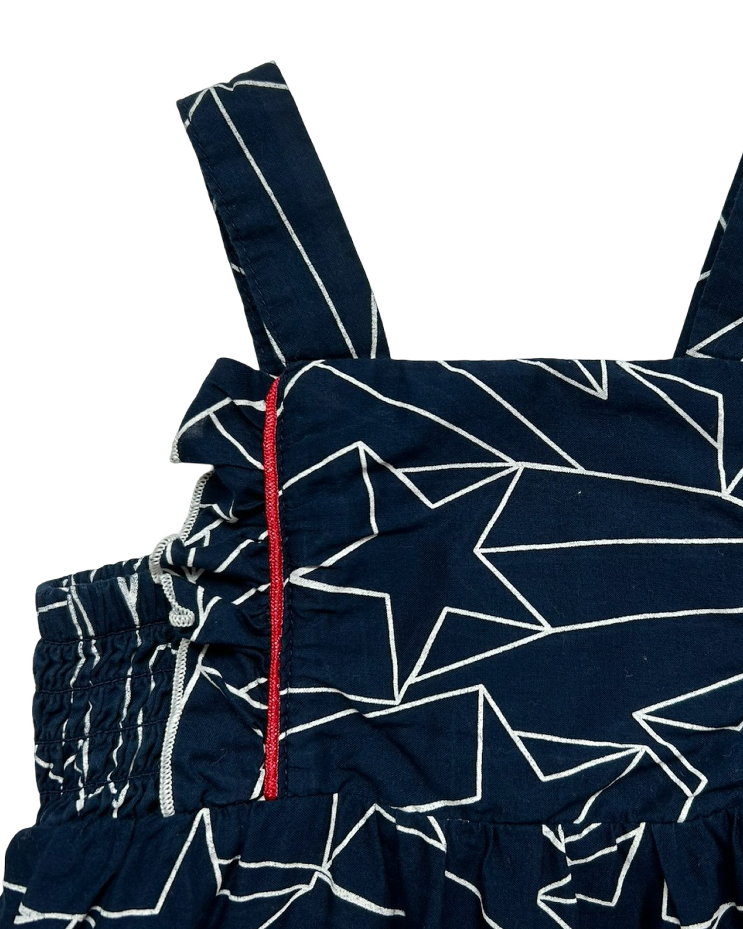 12M Baby Girls Cat & Jack Patriotic Stars ⭐️ ⭐️ Woven Dress