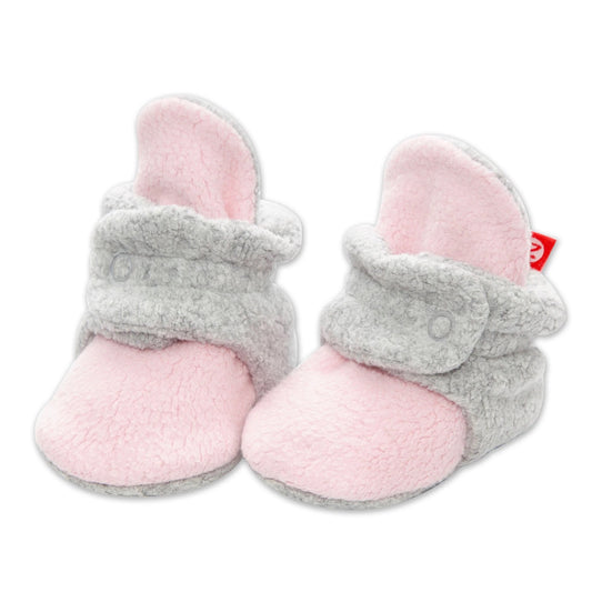 18M Baby Girls Zutano Cozie Fleece Booties Slippers