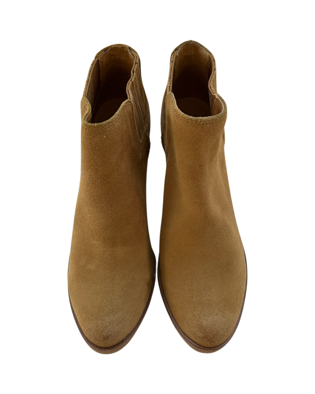 Steve Madden Womens Size 6.5 Brown Leather Tinker Booties Tan Cognac Color