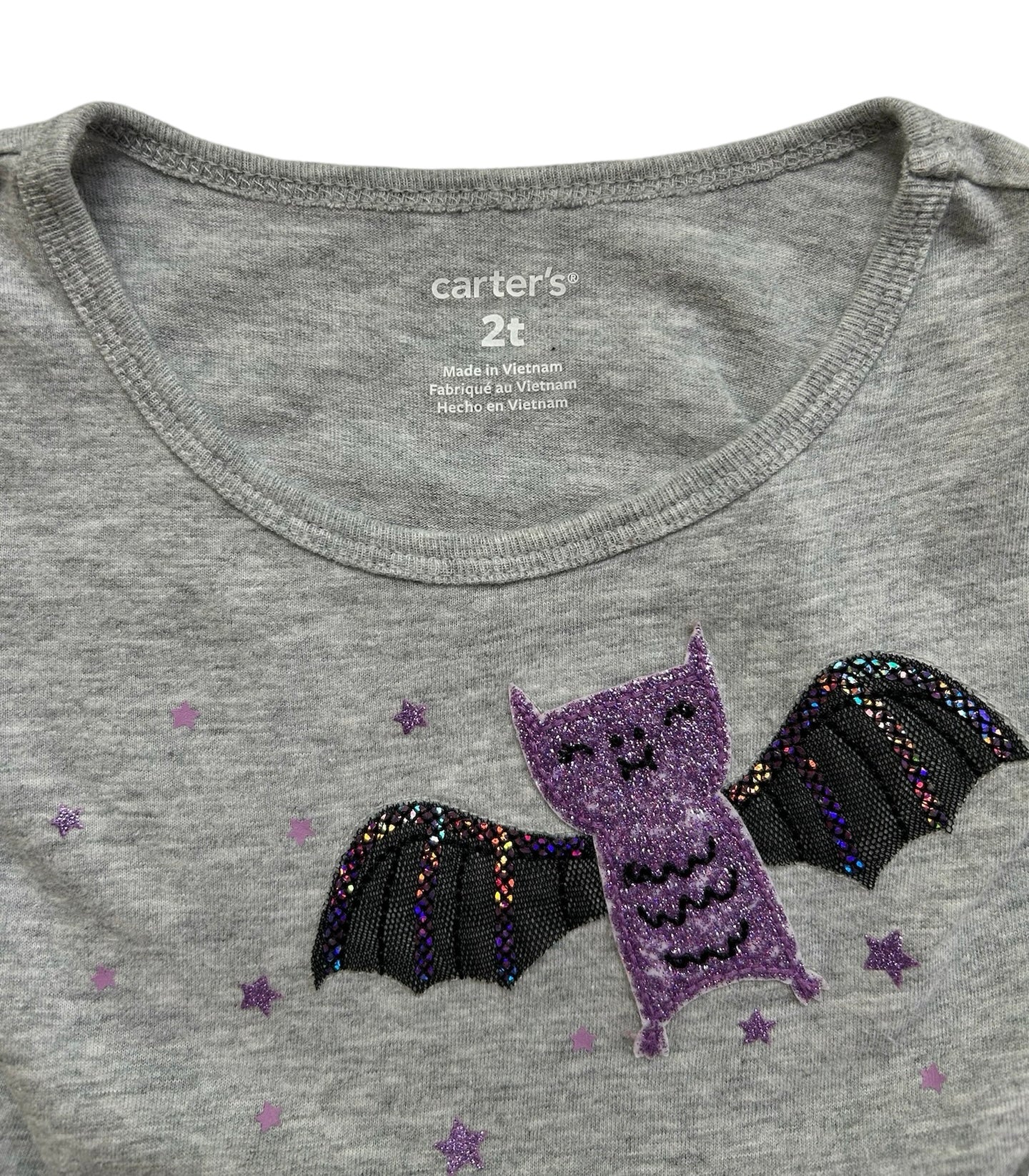 2T Toddler Girl Carter’s Halloween Sparkle Tutu Dress.
