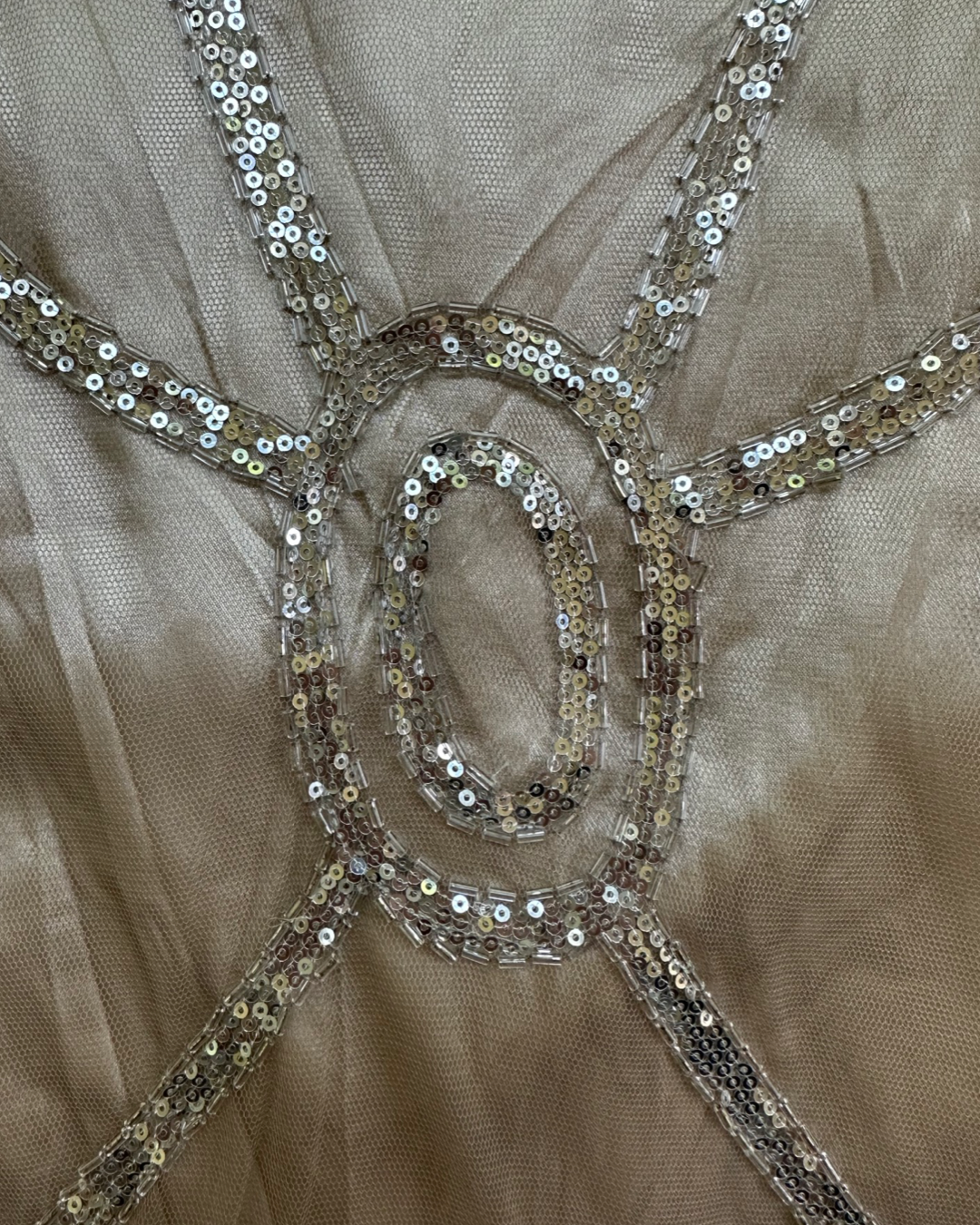 6x Girls Mia Joy by Joyfolie Retro Beaded Champagne Fancy New Years Eve / Christmas Dress