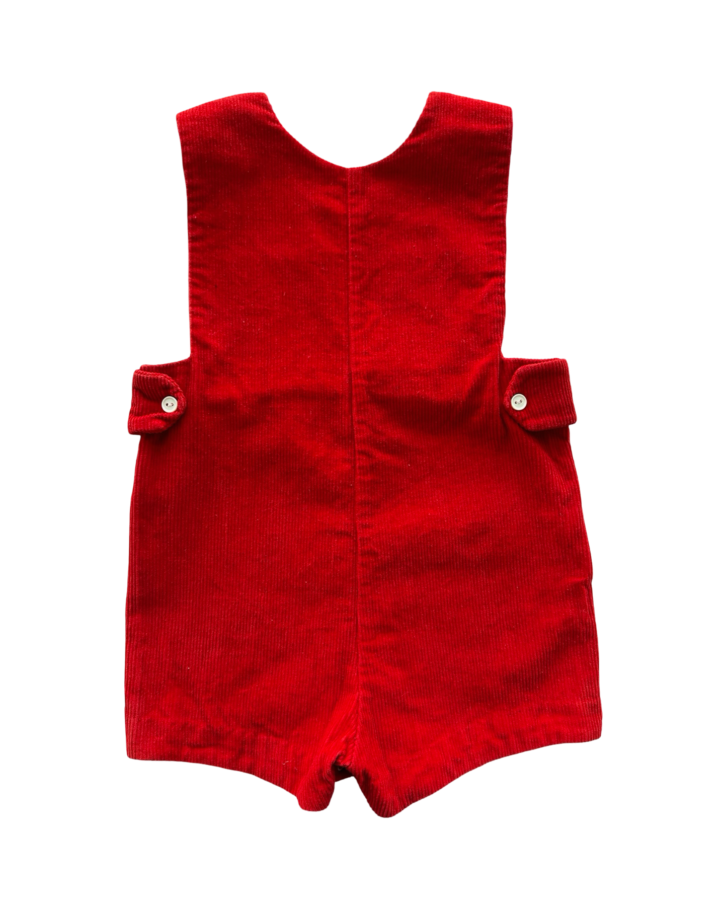 S 12M - 18M Baby Boys MudPuddles Christmas Smocked With Three Embroidered Bears 🐻 Corduroy Romper