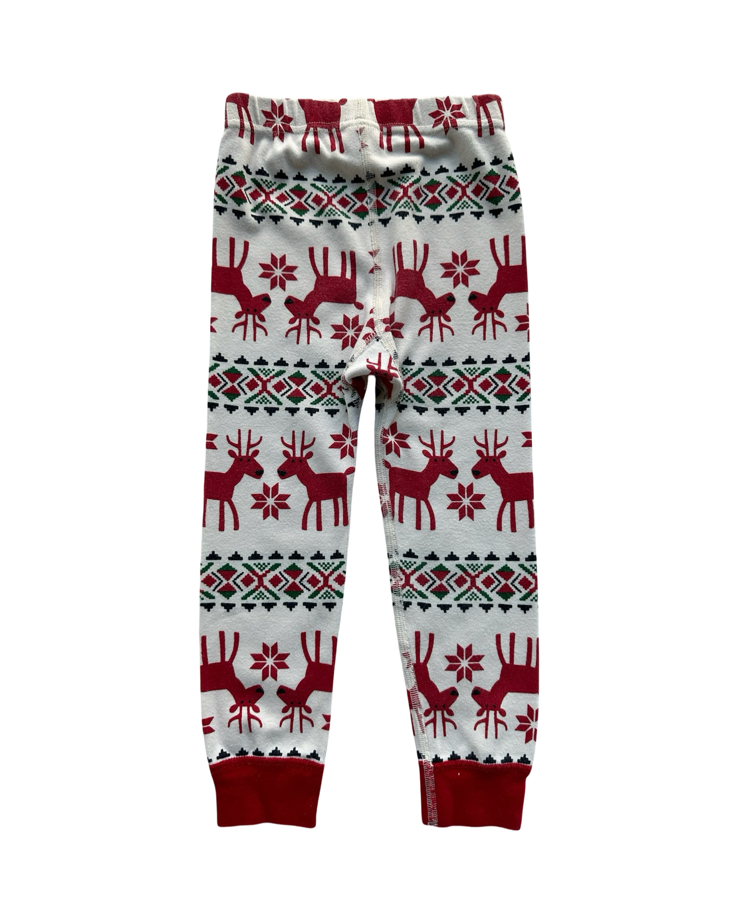 3T Toddler kids (Unisex) Hanna Andersson Dear Dear Organic Cotton Christmas Pjs 2 Pieces Set