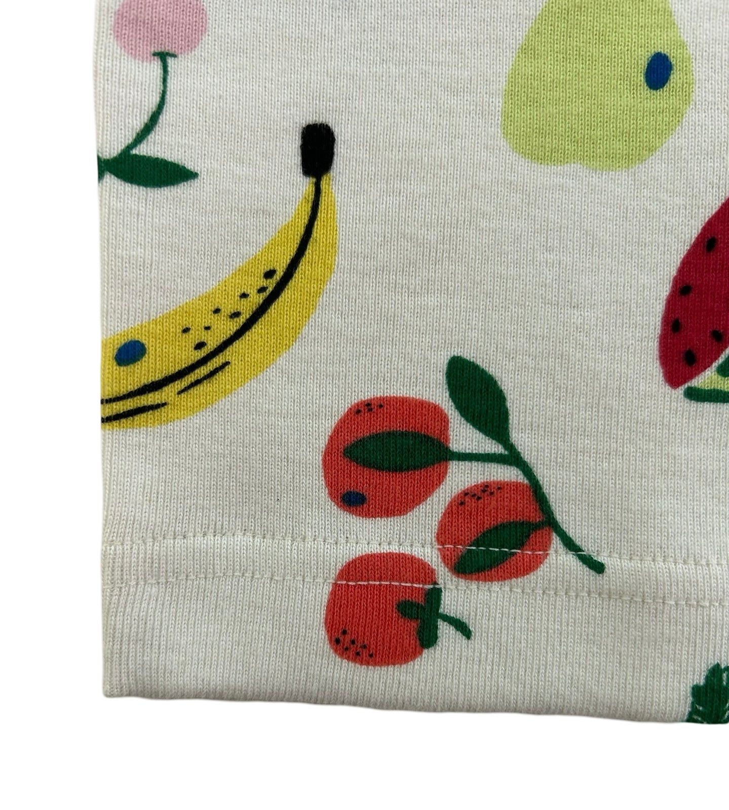 0M-3M Hanna Andersson Baby Girls Fruits / Veggies Print Long Sleeve Pajamas 2 Pieces Set. NWT